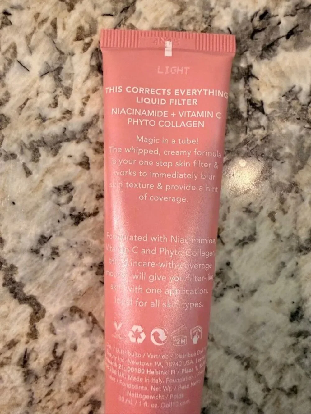 Doll 10 the corrects everything liquid filter in shade light msrp $44